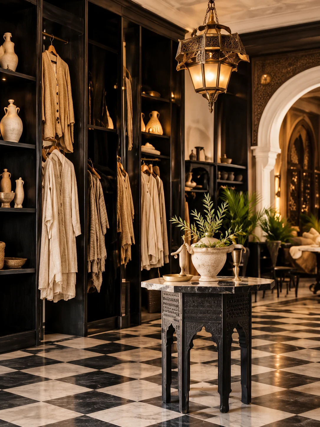 Boutique du Palais Anthea, artisanat marocain et créations choisies
